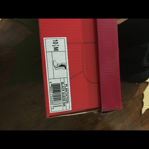 Aerosoles Plantation Black Suede Boots 10 1/2 M - Picture 4 of 7